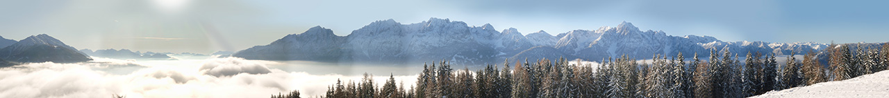 Panorama Blick auf die Lienzer Dolomiten - Ferienhaus Sporer