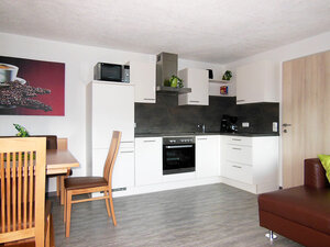 Küche in der Ferienwohnung 5 im Ferienhaus Sporer