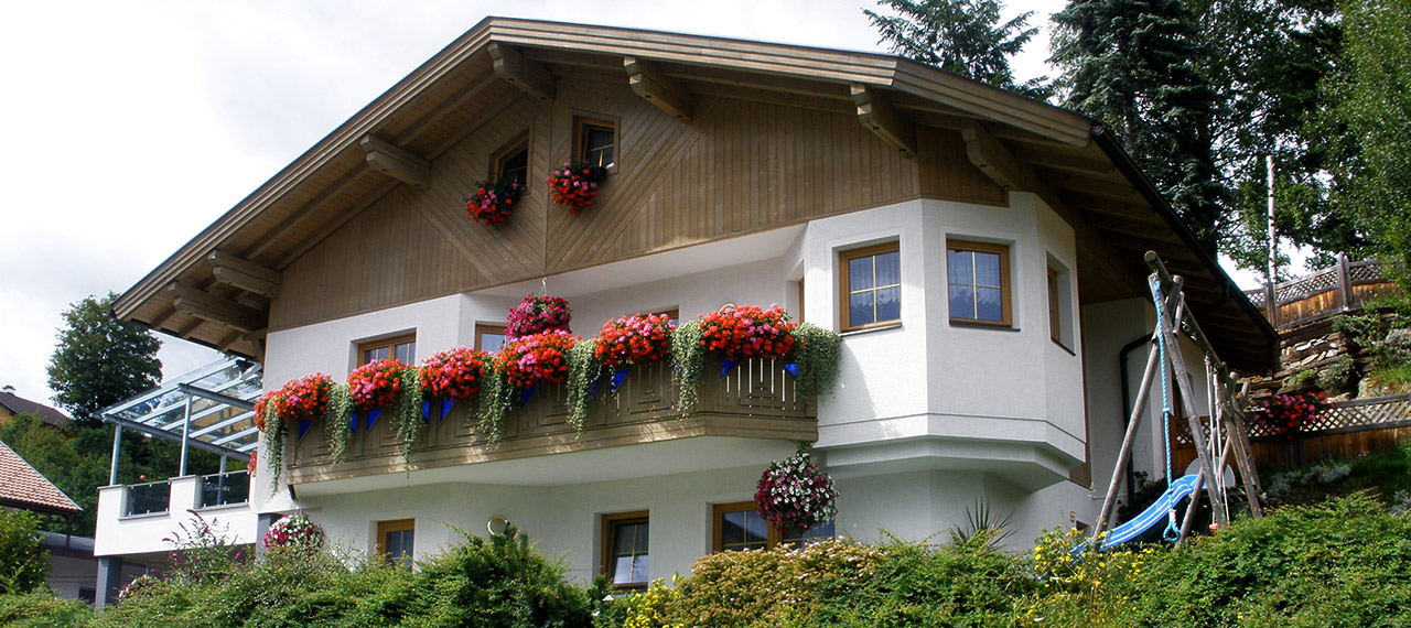 Das Ferienhaus Sporer im Sommer